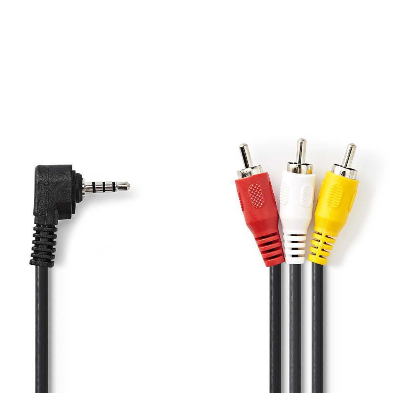 Cavo Jack 4 Poli/3xrca 2m